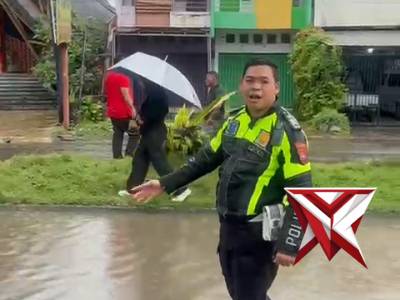 Sigap Antisipasi Kemacetan, Sat Lantas Polresta Bengkulu Atur Lalu Lintas dan