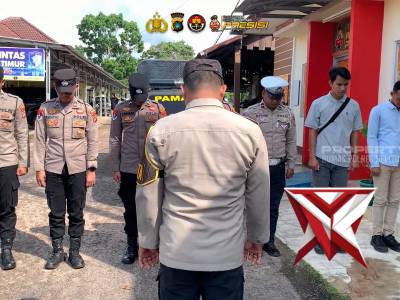 Kegiatan Pamapta Polres Belitung Timur