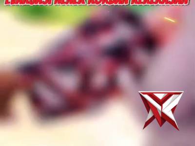 Aksi cepat personel Polsek Gerunggang berhasil mengevakuasi seorang lansia