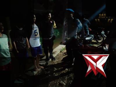 Polsek Semen melaksanakan patroli sahur selama bulan Ramadan guna menjaga situasi kamtibmas tetap am