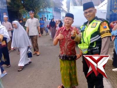 Pengamanan Sholat Idul Fitri di Pondok PPAI Ketapang Sukoraharjo