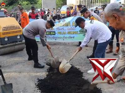 Polres Muara Enim Bersama Stakeholder Gelar BELIDA Wujudkan Jalan Aman dan Lingkungan Bersih