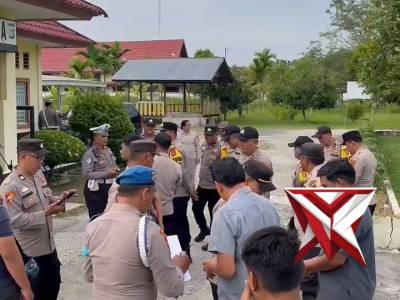 Gaktiplin Polsek Bungaraya oleh Kapolsek Bungaraya