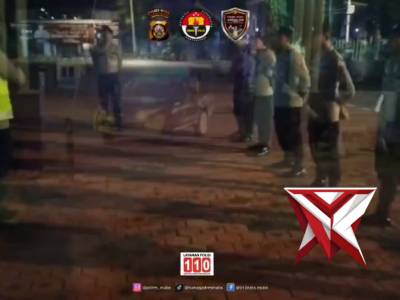 Kegiatan apel soc dan kegiatan Patroli personil Polres Muba