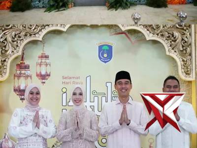 Sholat Idul Fitri keluarga besar Polres OKI hadir