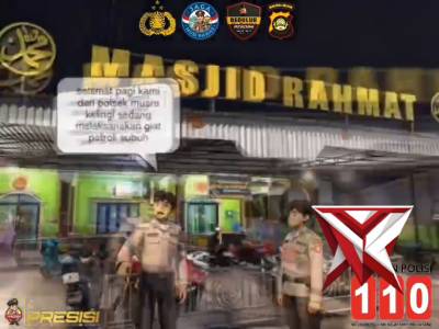 Patroli rutin Polres Musi Rawas