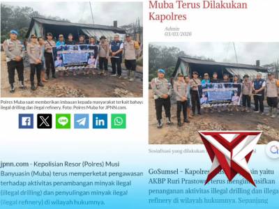 Polres Musi Banyuasin terus mitigasi melalui upaya preemtif, preventif hingga Gakkum, terhadap aktiv