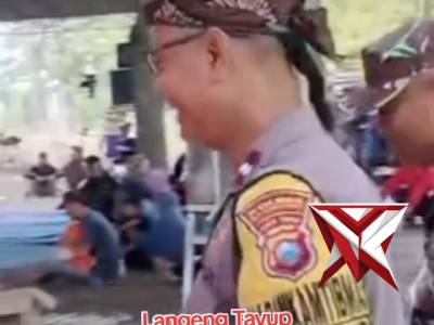 Polsek Kanor dan Koramil Kanor Laksanakan Pengamanan Hiburan Langen Tayub - PoliceTube