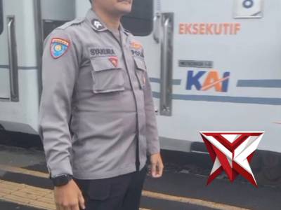 Patroli di Stasiun KAI Kepanjen