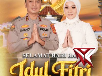 Kepala Kepolisian Daerah Sumatera Selatan Beserta Staff dan Jajaran Serta Bhayangkari Mengucapkan