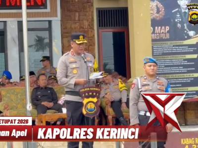 Polres Kerinci Gelar Apel Pasukan Operasi Ketupat 2026: Amankan Arus Mudik Idul Fitri 1447 H