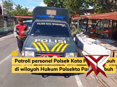 Patroli Personel Polsek Kota Payakumbuh