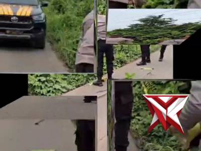 Himbauan tuk tetap berhati-hati terjadi ablas jalan lintas Mura-Pali - PoliceTube