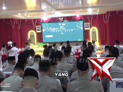 Wakapolda Riau Safari Ramadhan di  Masjid Baitus Sholihin, Kabupaten Kampar