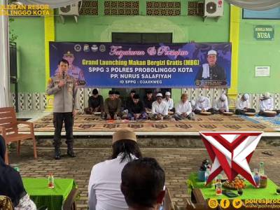 Grand Launching SPPG 3 Ponpes Jurus Salafiyah Kota Probolinggo