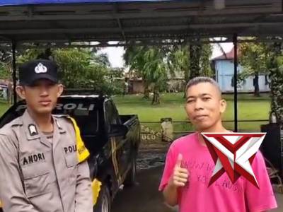 Ucapan terimakasih pemudik atas rest area polsek BTS ulu