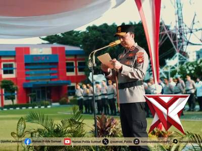 Kapolda Sumsel Irjen Pol.Dr. Sandi Nugroho, S.I.K.,S.H.,M.Hum Pimpin Upacara Hari Kesadaran Nasional - PoliceTube