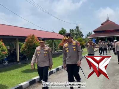 Kunjungan Kapolda Bengkulu Ke Polres Bengkulu Selatan