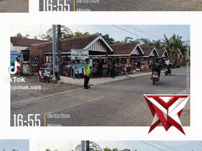 Patroli Ngebuburit Polsek Mirit