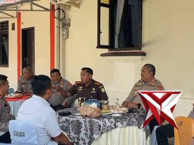 POLRES LINGGA GELAR HALAL BIHALAL BERSAMA KEJARI LINGGA - PoliceTube
