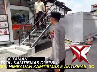 Polsek taman patroli objek vital Spbu - PoliceTube