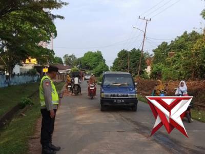 Strong point Polsek Pampangan polres OKI - PoliceTube
