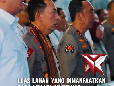 Kapolri Pimpin Tanam Raya Jagung Kuartal I 2026 di Ogan Ilir