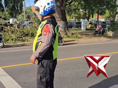 Pengaman Pengajian Rutin Ahad Pagi Polsek Maospati