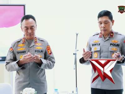 Kapolda Sumatera Selatan, Irjen Pol Dr. Sandi Nugroho, memimpin kegiatan Coffee Morning