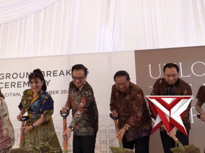 Kapolres Pacitan menghadiri giat peletakan batu pertama (ground breaking)