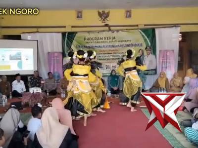 Polsek Ngoro bersama Forpinca Ngoro mendampingi Bupati Mojokerto dalam rangka giat Gema Pitu