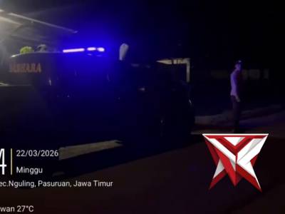 Patroli Bluelight Polsek Nguling