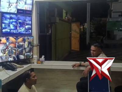 Patroli pantau Obyek Vital PMS Sampoerna Gondang.