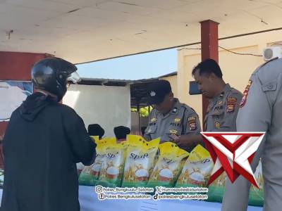 Gerakan Pangan Murah Polres Bengkulu Selatan