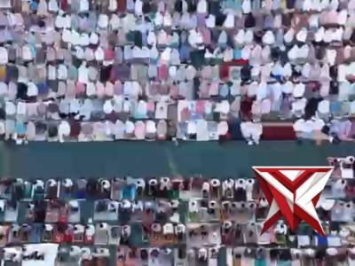 Sholat idul Fitri di polres Malang