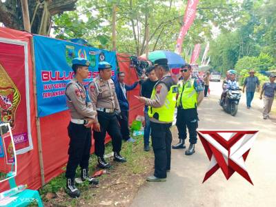 Pengamanan Final Pacuan Kuda Bupati Cup