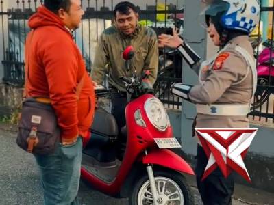 patroli polwan presisi ditlantas polda maluku utara