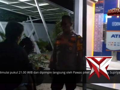 Patroli KRYD Malam Hari, Polsek Tingkatkan Keamanan Perbankan Hingga Pemukiman Warga