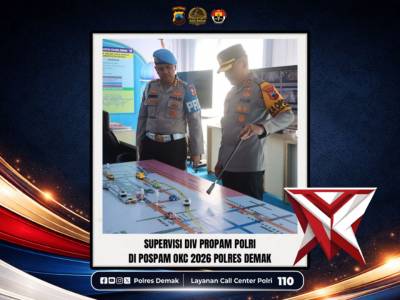 Supervisi Div Propam Polri Di Pospam Dan Posyan OKC 2026 Popres Demak - PoliceTube