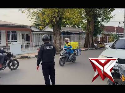Patroli perintis polres Oki