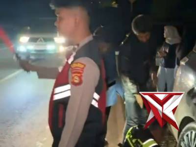 Patroli di Wilkum Polres Banyuasin