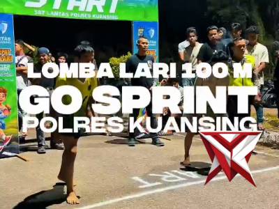 lomba lari 100 M - PoliceTube
