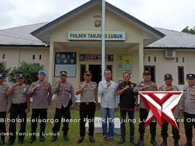 Halal Bihalal Keluarga Besar Polsek Tanjung Lubuk Polres OKI