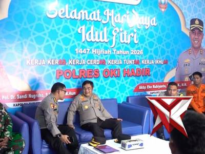 PEMANTAUAN POSYAN DAN MAKO POLRES OKI OLEH PAMATWIL POLDA SUMSEL