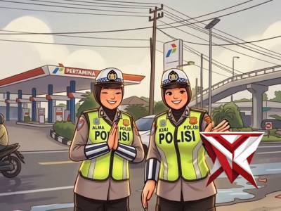 Sat lantas polres mura ,mudik aman keluarga bahagia