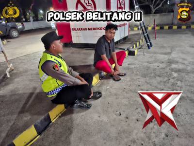 BHABINKAMTIBMAS POLSEK BELITANG II SOSIALISASI DAN MEMBERIKAN HIMBAUAN KAMTIBMAS