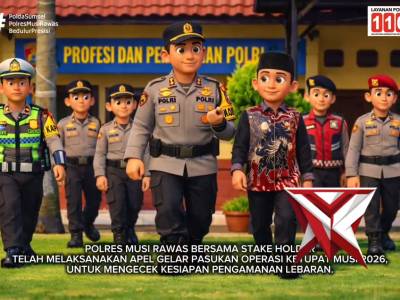 Apel gelar pasukan operasi ketupat Musi 2026