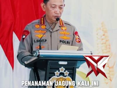 Kapolri Pimpin Tanam Raya Jagung Kuartal I 2026 di Ogan Ilir  Ogan Ilir &ndash; Kepala Kepolisian Negara R