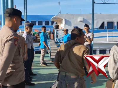 Giat PAM Keberangkatan kapal Express Bahari 3F situasi Aman terkendali