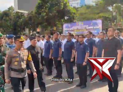 Apel Gelar Pasukan Polrestabes Bandung